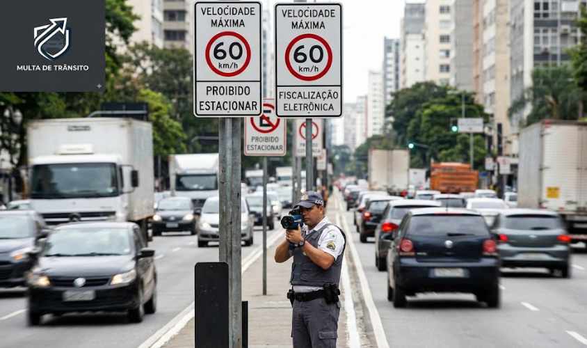 Multa de radar de velocidade em São Paulo